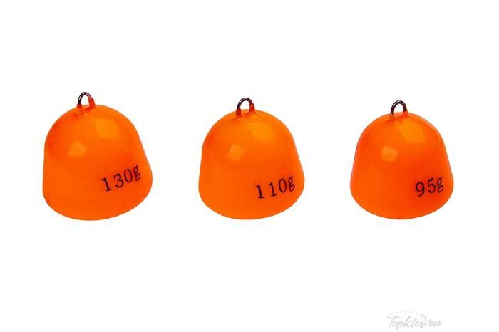 Грузило Higashi Bell Sinker Fluo orange 130гр