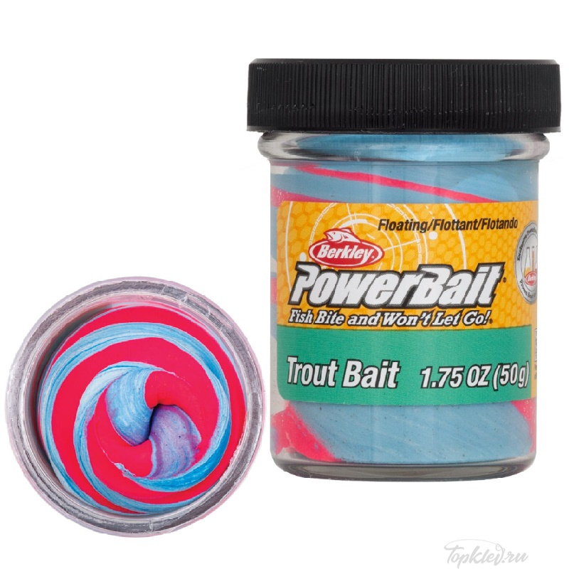 Паста форелевая Berkley PowerBait Trout Bait Triple Swirls (#Royal Rave, 50g)