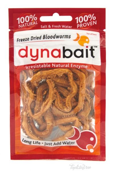 Наживка Dynabait Solid Blue Dry Bloodworms