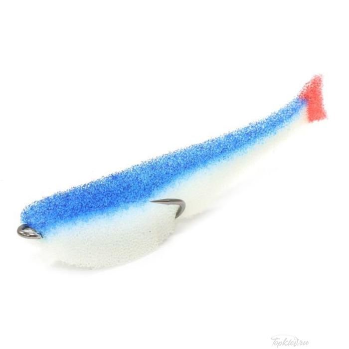 Рыбка поролоновая LeX Zander Fish открытый двойник 5,5 см цвет WBLB