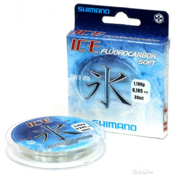 Флюорокарбон Shimano Ice Silk Shock FLUOROCARBON 30м 0,255 4,5кг