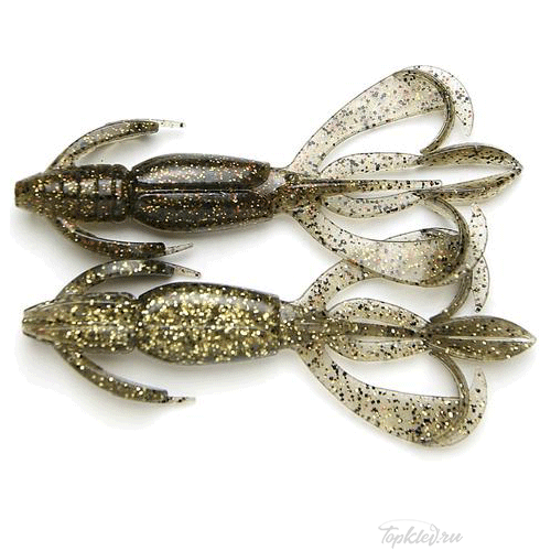 Приманка силиконовая Keitech Crazy Flapper 2.8" #461 Gold Flash Craw