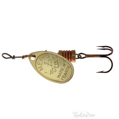 Блесна вращающаяся Mepps "Aglia OR" №1 (3,5г) на подложке 4 шт.