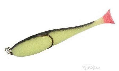 Поролоновая рыбка Контакт (двойник),12 см желто-черн (1упак*5шт)