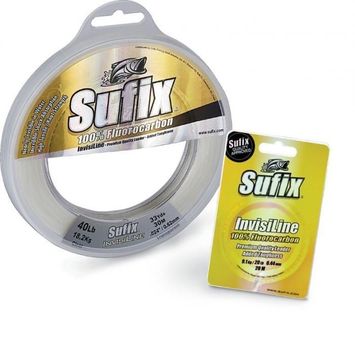 Флюорокарбон Sufix Invisiline прозрачная 20м 0.52мм 13.7кг