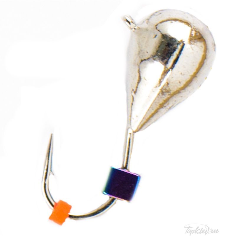 Мормышка вольфрамовая Dixxon DS Fishing Капля с ушком d6,8, никель (5 шт)