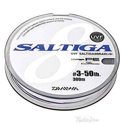 Шнур плетеный PE Daiwa - SALTIGA UVF 8+Si 300m #2.5 multicolor 35LB