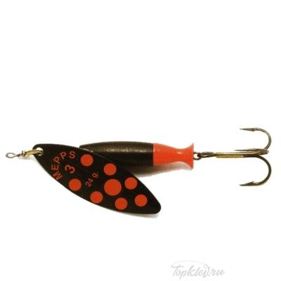 Блесна вращающаяся Mepps "Aglia Longue Heavy NR PTS ORGE" блистер №3 (24г)