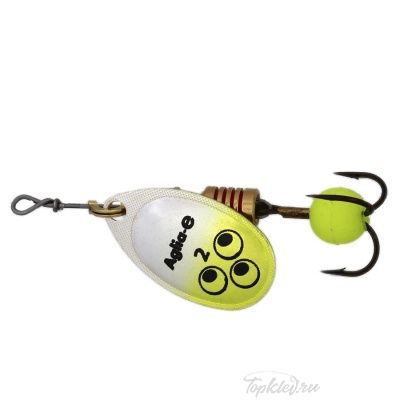 Блесна вращающаяся Mepps "Aglia E" №2 Chartreuse Bright (12шт)