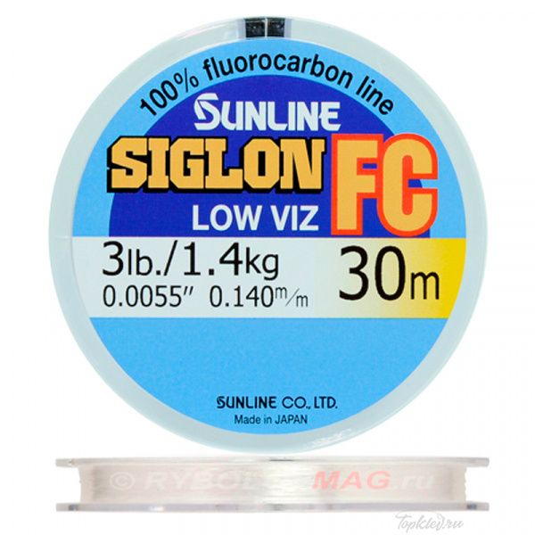Флюорокарбон Sunline Siglon FC 30m #2.5/0.290mm