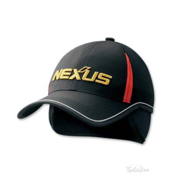 Кепка зимняя Shimano NEXUS Water Repellent Cap with ear warmer CA-146M Free черный