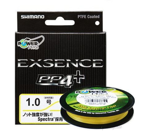 Шнур плетёный PE Shimano PP-S53L EXSENCE PP4+ 150m #0.6 4,7Kg