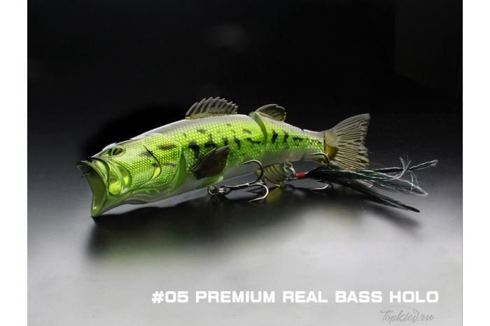 Воблер Little Jack Ikaku Premium 114mm #05 real bass holo