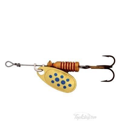 Блесна вращающаяся Mepps "Comet PTS Bleus OR" №00 (1,5г) на подложке 1 шт.