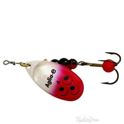 Блесна вращающаяся Mepps "Aglia E" блистер №4 Red Bright