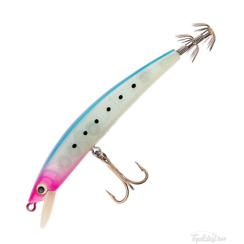 Кальмарный воблер Higashi Pelagic 19g #08. Blue Red Head
