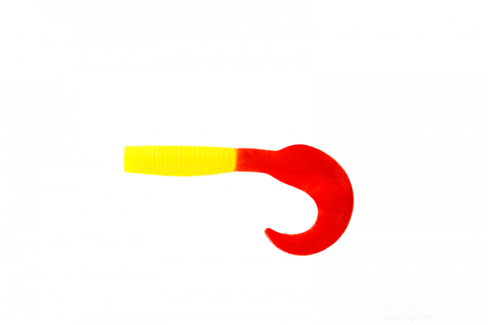 Приманка мягкая Allvega "Flutter Tail Grub" 3,5см 0,6г (15шт.) цвет solid yellow RT