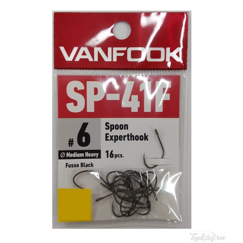 Крючки Vanfook SP-41F fusso black #6