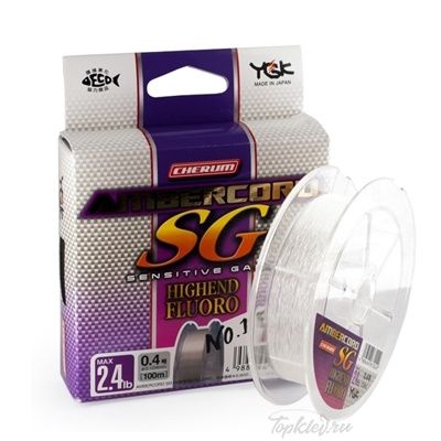 Леска нейлон/полиэстр YGK - AMBERCORD HI.G-F 100m HP #0,25 max 1.5LB