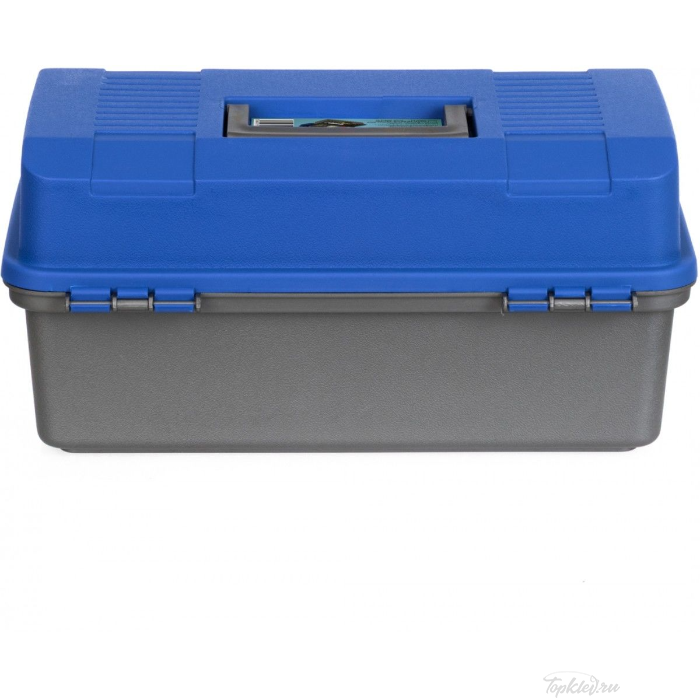 Ящик рыболова Тонар двухполочный синий HELIOS