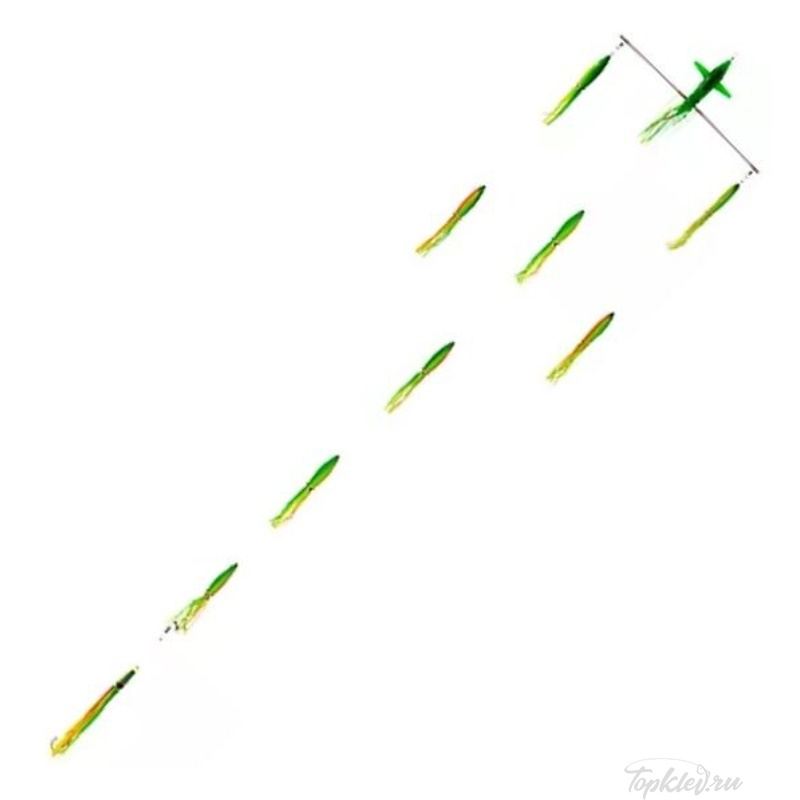 Оснастка Higashi 18 Flock fish 9 Squid 605гр #Zucchini