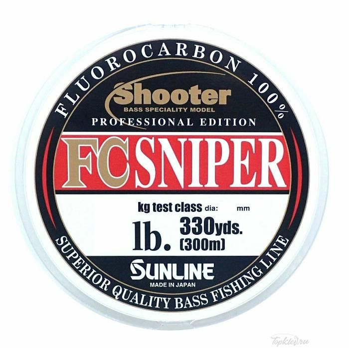 Флюорокарбон Sunline FC SNIPER SHOOTER 300M 14LB