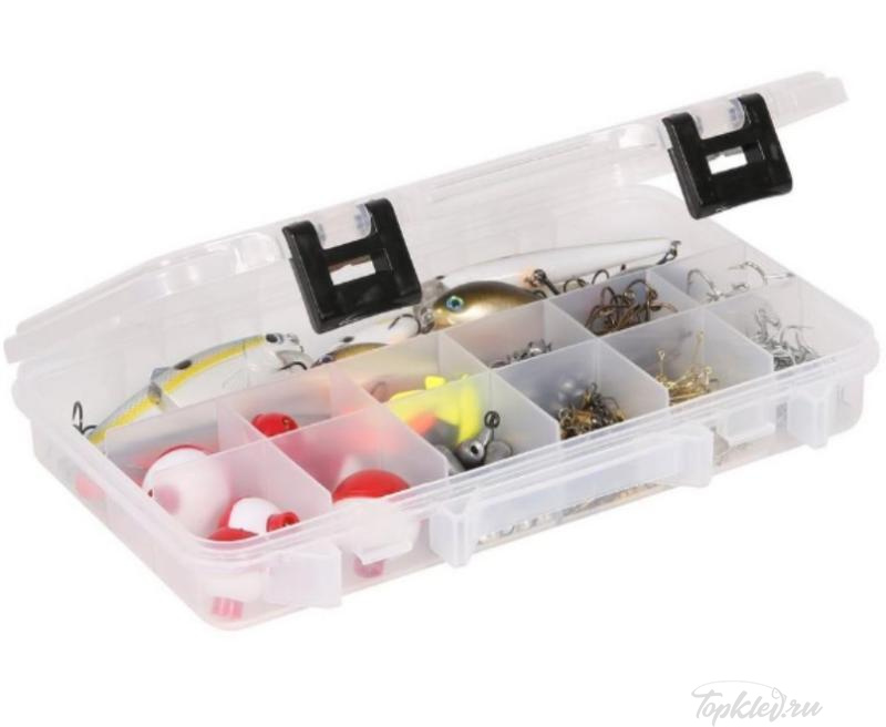 Коробка Plano 2-3613-01 13 Comp W Tab P Clr Blkh Latch (27.6cm x 18.6cm x 4.4cm)