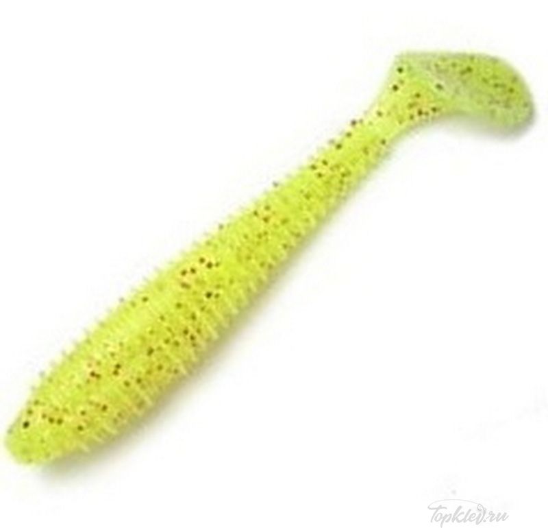 Приманка силиконовая Keitech Swing Impact FAT 3.8" PAL #01 Chartreuse Red Flake