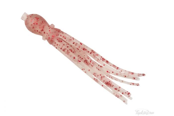 Приманка Nikko Octopus 4.5 #UV Red Glitter