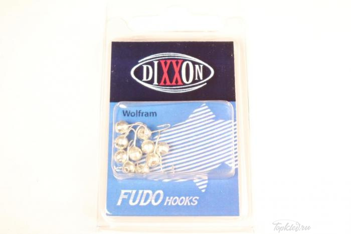 Мормышка вольфрамовая Dixxon-Rus Шар с отверстием фигурный d6, серебро (10шт)