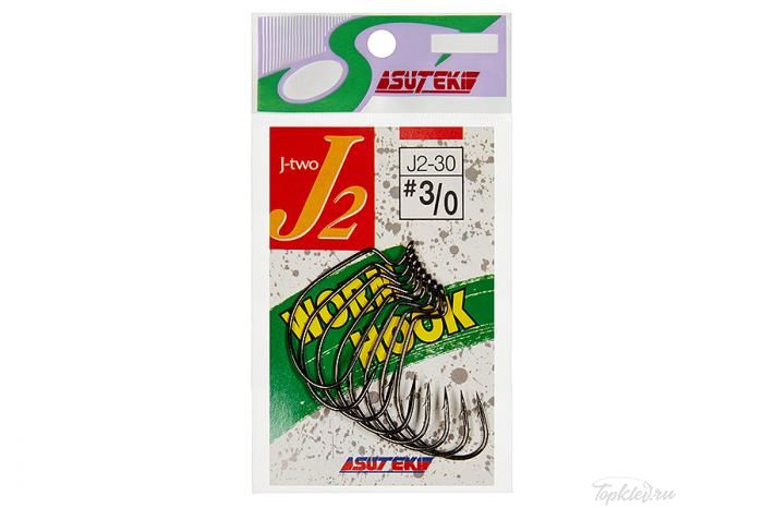 Офсетный крючок Yamai Worm Hook J-2 #2