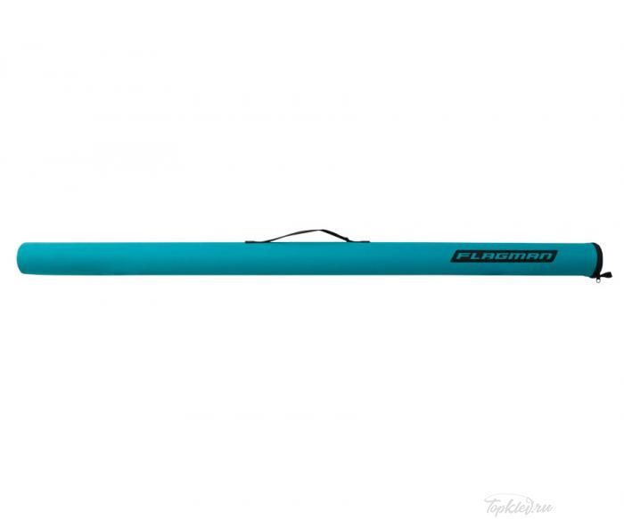 Тубус для удилищ Flagman круглый бирюза 7.5*135см