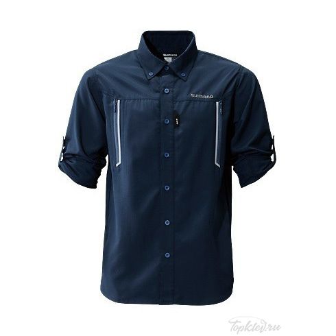 Рубашка Shimano AIRVENTI Fishing Shirts SH-099N XL синяя