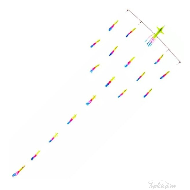 Оснастка Higashi 36 Flock fish 6 Squid 470гр #Rainbow
