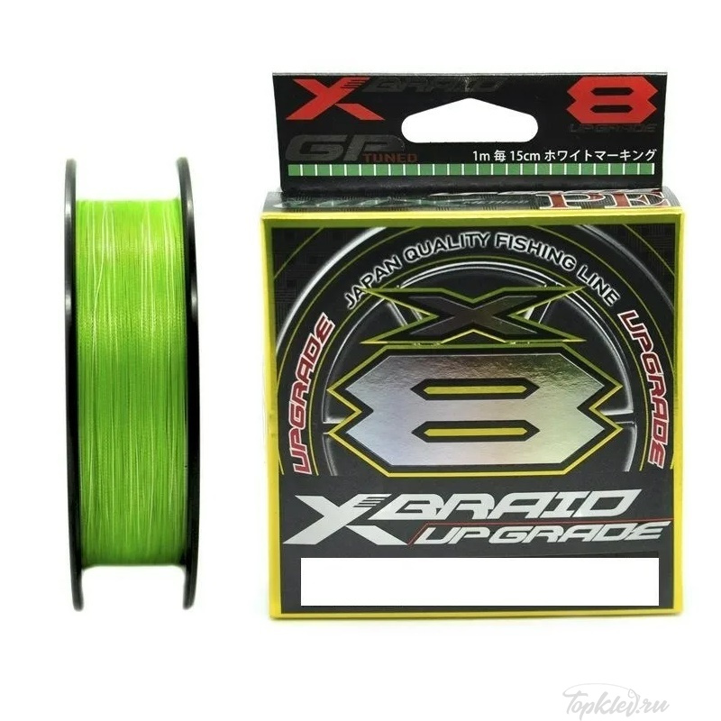 Шнур плетеный YGK X-Braid Upgrade X8 #1.5 (200 м, 0.210 мм, 13.6 кг) #Green