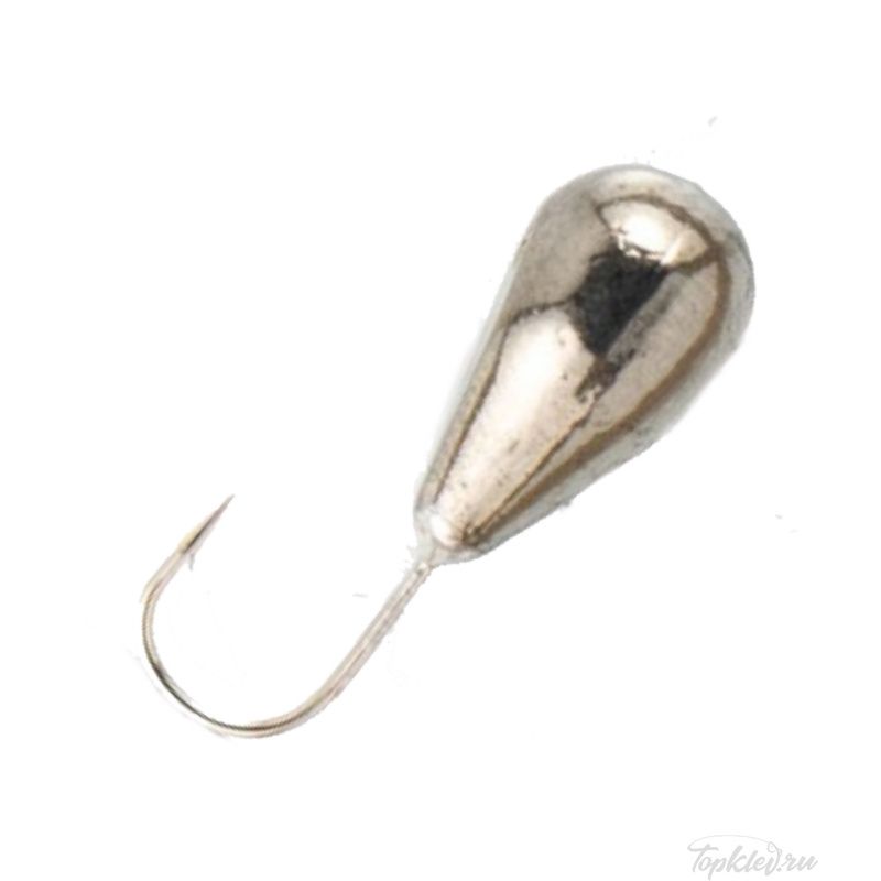 Мормышка вольфрамовая Dixxon DS Fishing Каблучок d6,0, черный никель (5 шт)