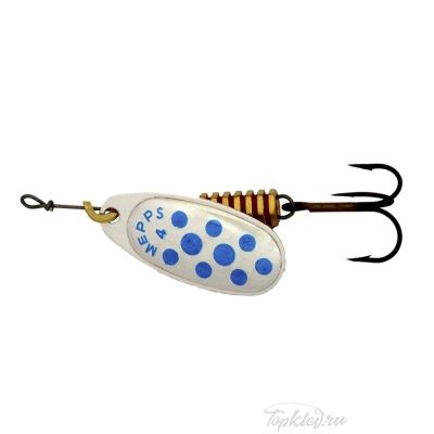 Блесна вращающаяся Mepps "Comet PTS Bleus AG" (8г) блистер №4