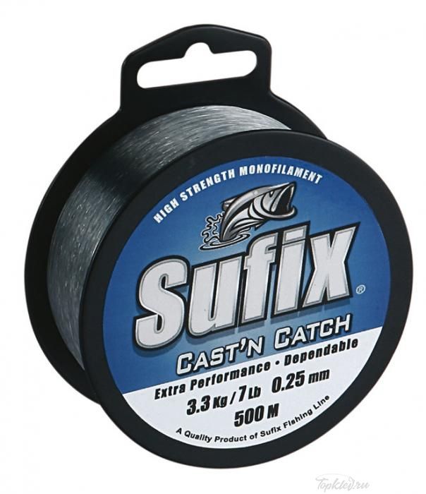 Леска Sufix Cast'n Catch x10 прозрачная 100м 0.30мм 5,4кг