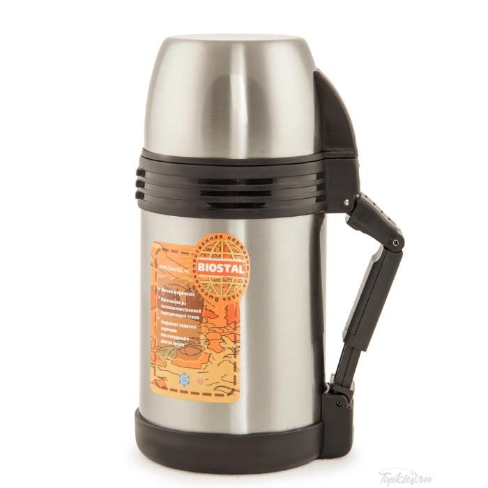 Термос Biostal "Спорт" NGP-1000P 1,0л (универсальный с ручкой)