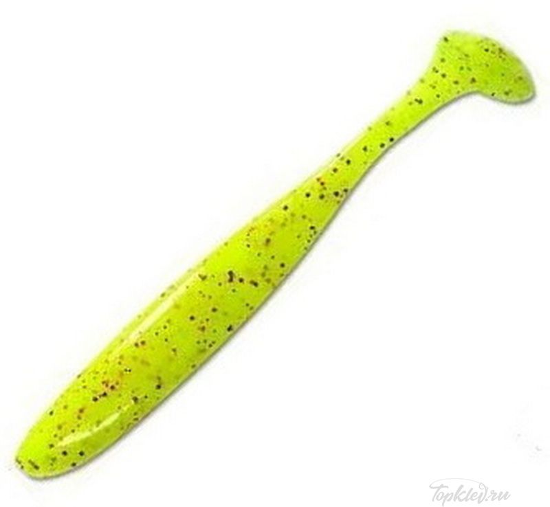 Приманка силиконовая Keitech Easy Shiner 4.5" PAL #01 Chartreuse Red Flake