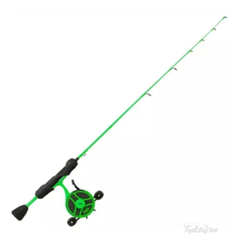 Комбо набор 13 Fishing Radioactive Pickle Ice Combo 25 MH - FF Ghost w/ NEW Line Window + Tickle Stick (Reel Seat) - Left Hand