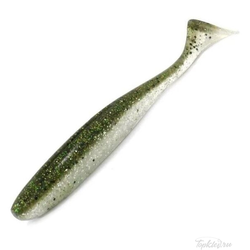 Приманка силиконовая Keitech Easy Shiner 4" #416 Silver Flash Minnow