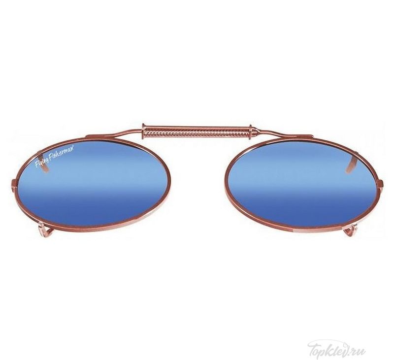 Накладки Flying Fisherman 7510SM Clip-On / Small Teardrop, Assorted, Smoke/Blue Mirror