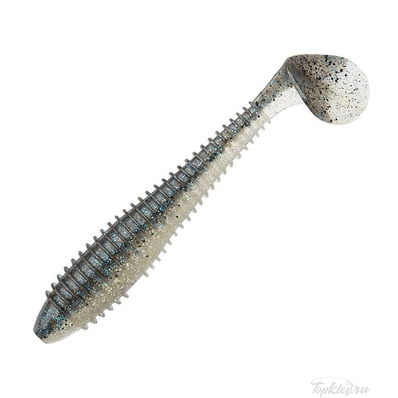 Приманка силиконовая Keitech Swing Impact Fat 6.8" #418 Bluegill Flash