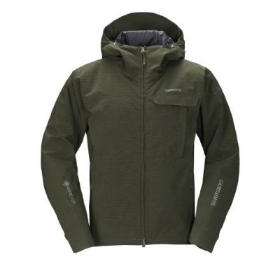 Куртка утеплённая Shimano RB-01JS Gore-Tex (р.р EU-L/ JP-LL) цвет Зелёный хаки