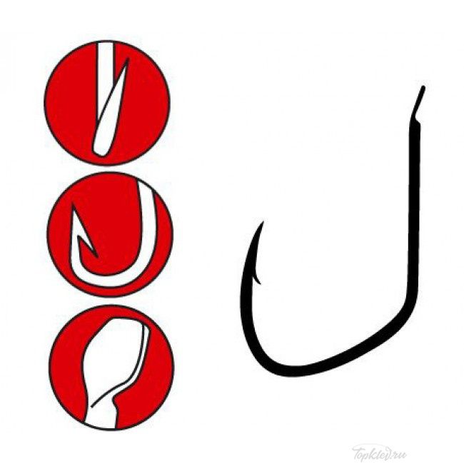 Крючок Gamakatsu LS-2210B N/L №14 (17 шт.)