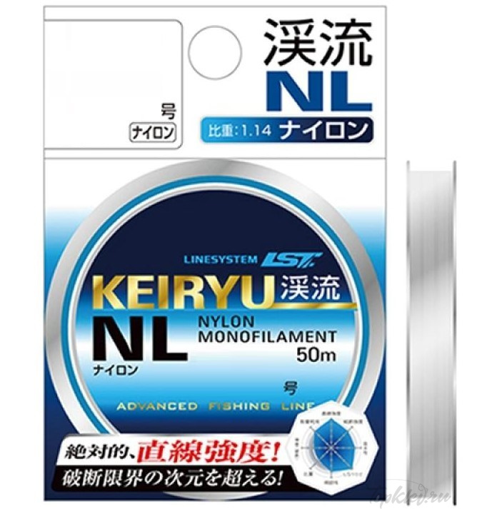 Леска Linesystem Keiryu NL 50m #0.4 (0.104mm) Леска Linesystem Keiryu NL 50m #0.4 (0.104mm)