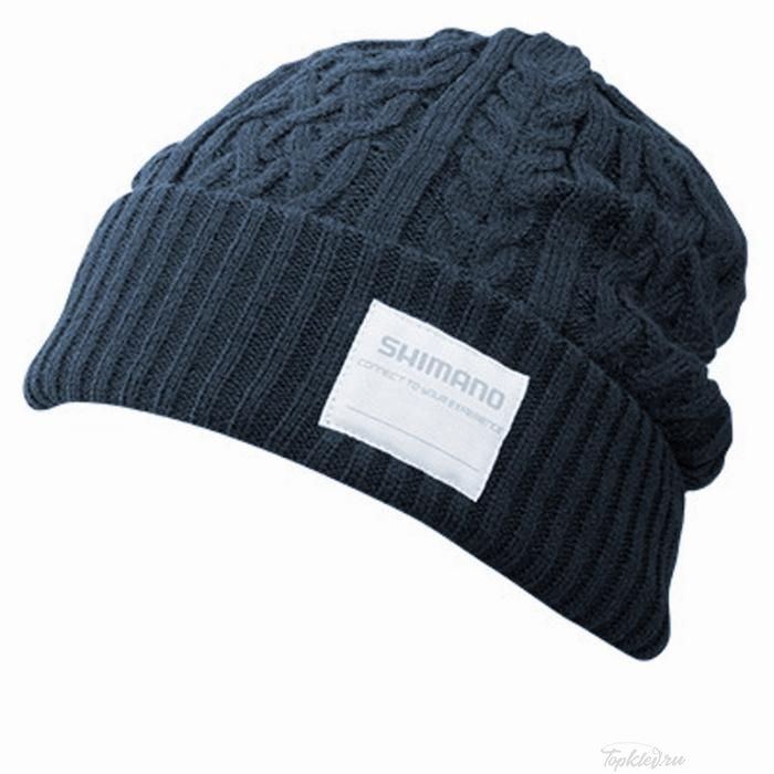 Шапка Shimano Knit Watch Indigo Regular Size CA-084Q