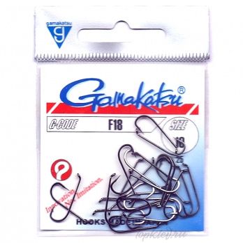 Крючок Gamakatsu F18 №10 (25шт.)