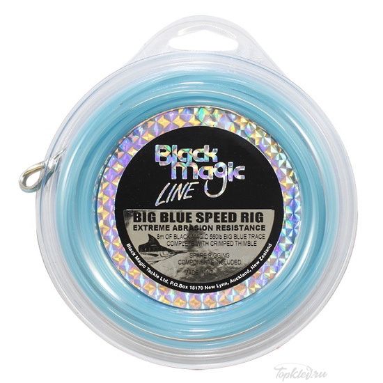 Лидер нейлоновый Black Magic BIG BLUE TRACE 560LB 16м